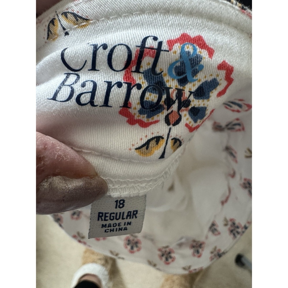 Croft & Barrow Skort - Skirt w/ Shorts Women's Size 18 Floral Print Classic Fit - Picture 9 of 11